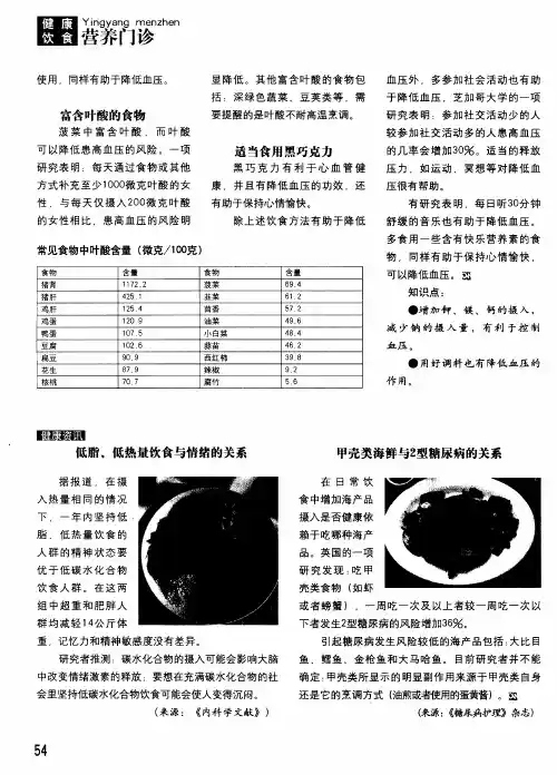 低脂、低热量饮食与情绪的关系