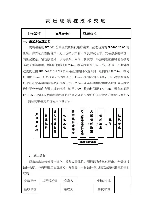 高压旋喷桩技术交底_2