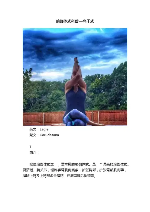 瑜伽体式科普—鸟王式