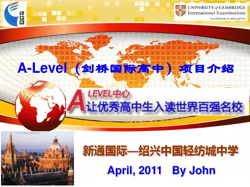 A-Level培训材料1