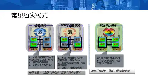 双活数据中心技术架构ppt课件