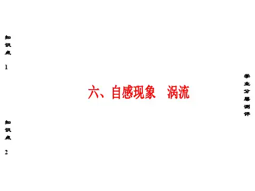 高中物理 第3章 电磁感应 6 自感现象 涡流课件 新人教
