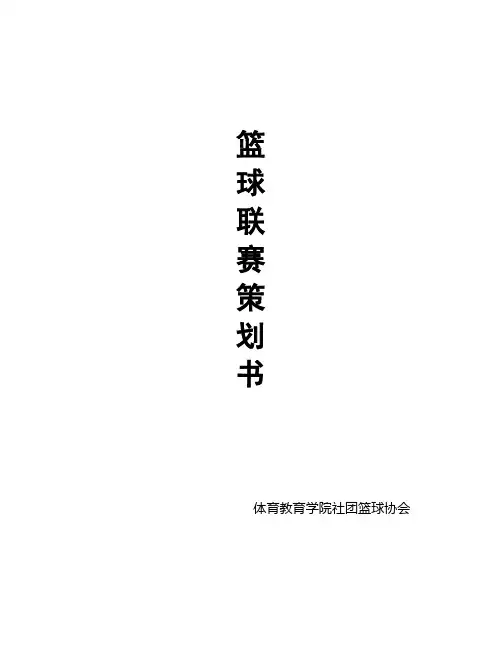 2016年篮球策划