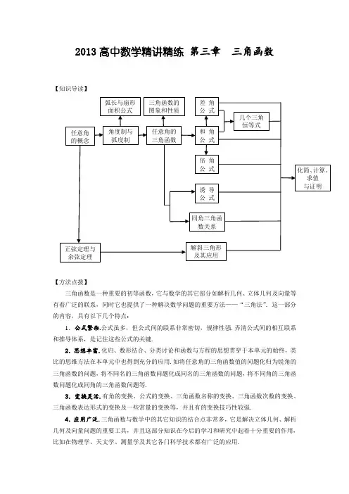 2013届高考数学第一轮精讲精练复习教案3