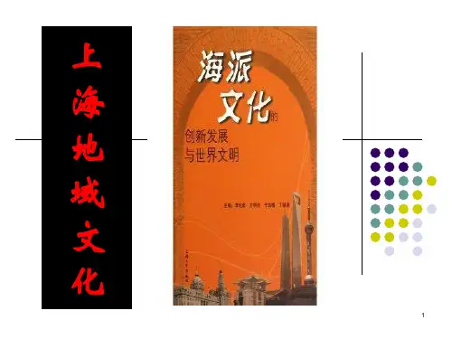 上海地域文化特色PPT幻灯片