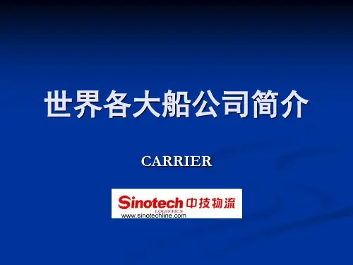 2019-世界各大船公司简介-文档资料