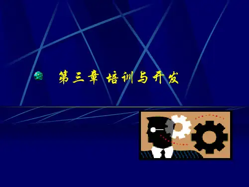 第三章 人力资源管理培训与开发