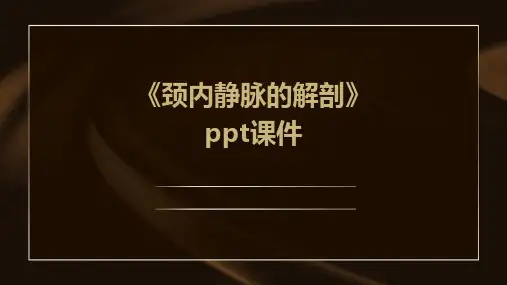 《颈内静脉的解剖》课件