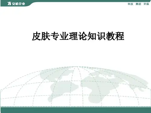 皮肤基础知识学