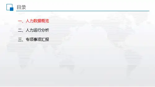 HR人力资源年报模板ppt课件