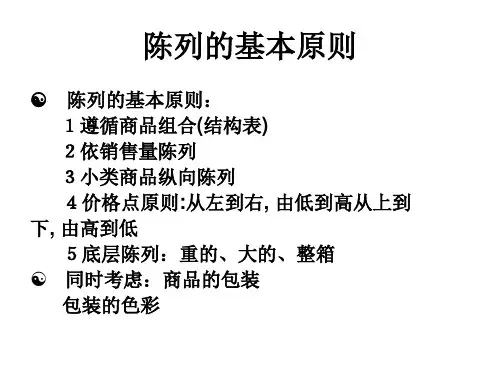 门店陈列技巧ppt课件.ppt