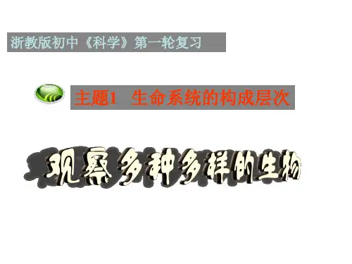 各种各样的生物ppt课件