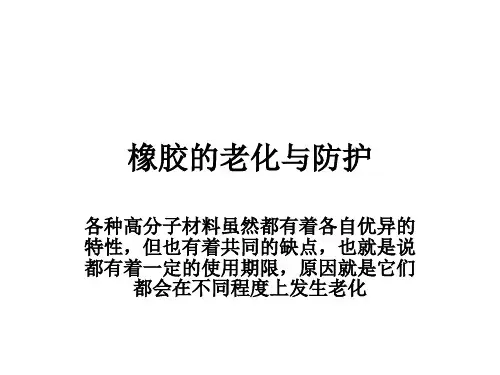 橡胶的老化问题培训课件