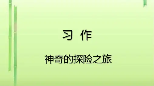 五年级下册语文课件-语文园地六 习作 部编版(共21张PPT)
