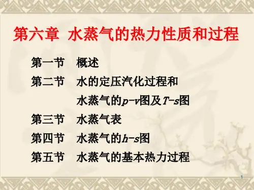 06水蒸气性质和过程解析