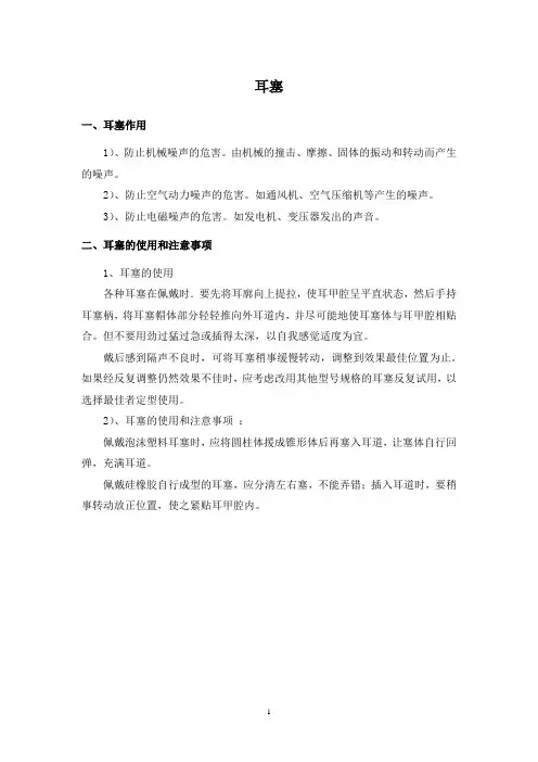 耳塞使用与质疑事项
