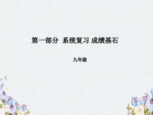 中考英语总复习第一部分系统复习成绩基石九全第19讲Unit13_14课件