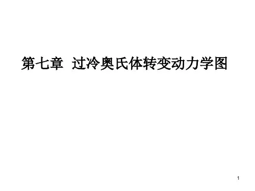 第七章 过冷奥氏体转变动力学图