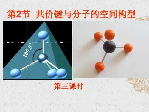 物质结构与性质：2-2-2分子的空间构型