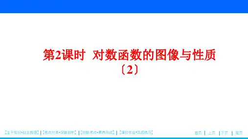 第二章  第六节 对数函数的图像与性质(2)优秀课件
