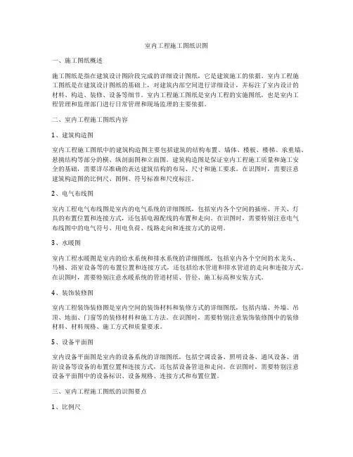 室内工程施工图纸识图