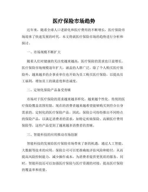 医疗保险市场趋势