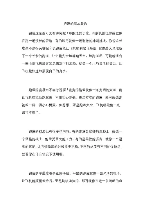 跑道的基本参数