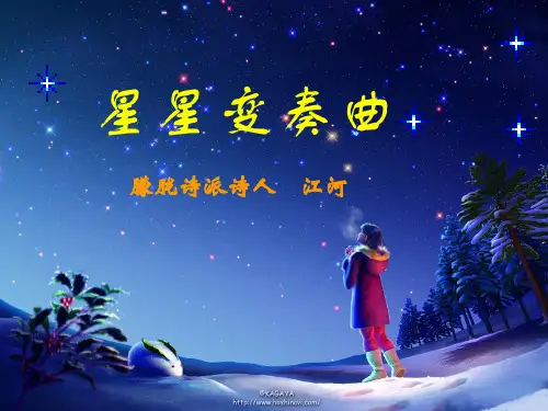 《星星变奏曲》PPT课件