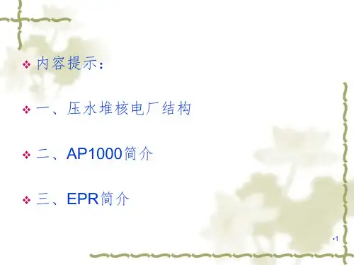 压水堆核电厂完PPT课件