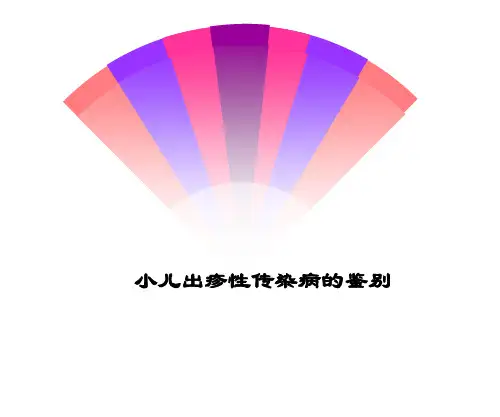 小儿出疹鉴别PPT课件