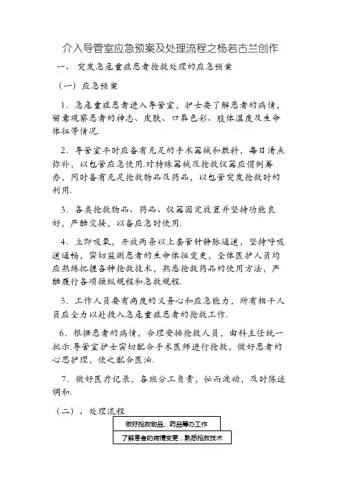 导管室应急预案