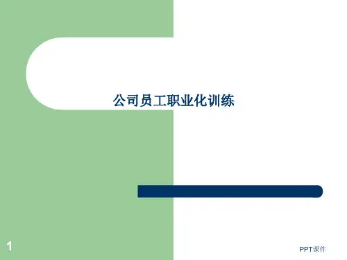 职业化培训  ppt课件