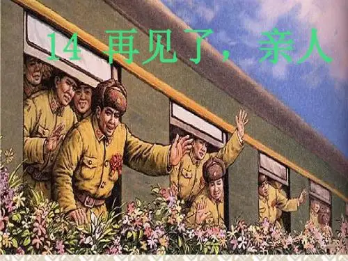 《再见了亲人》PPT课件