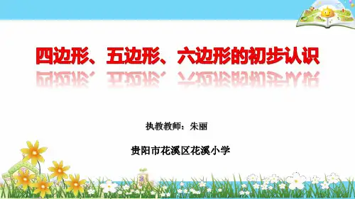 二年级上册数学课件 - 四边形、五边形和六边形的初步认识   苏教版(共27张PPT)