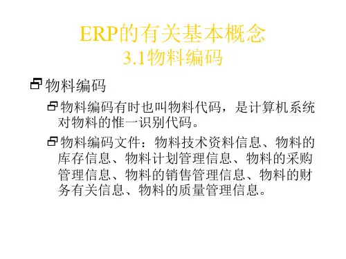 企业物料清单的基本概念
