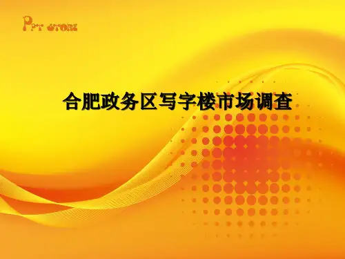 合肥政务区写字楼市场调查报告62p