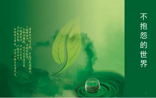 不抱怨的世界读后感ppt课件