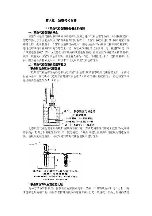 第六章顶空气相色谱