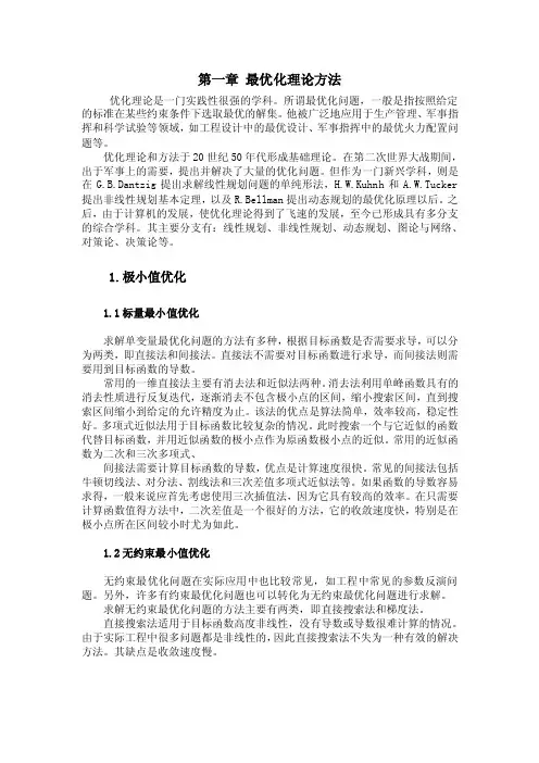 优化理论——精选推荐
