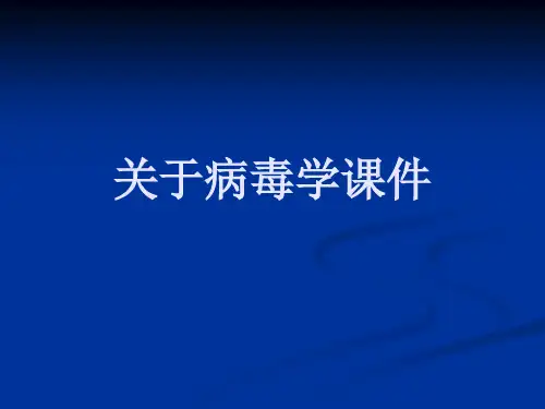 关于病毒学课件课件