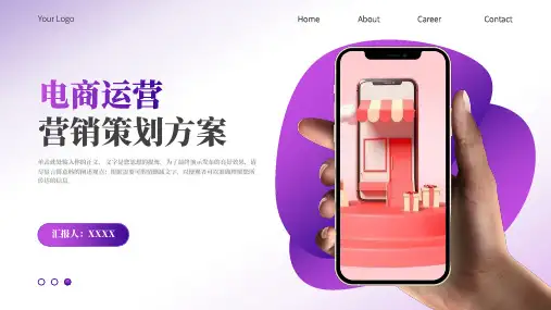 电商运营营销策划方案PPT模板