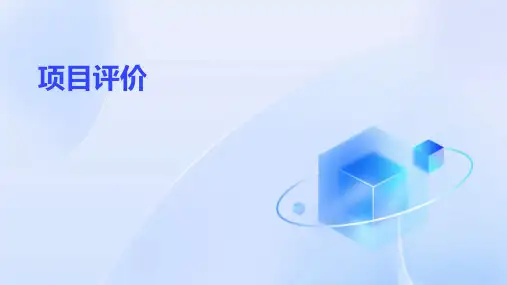 《项目评价》课件