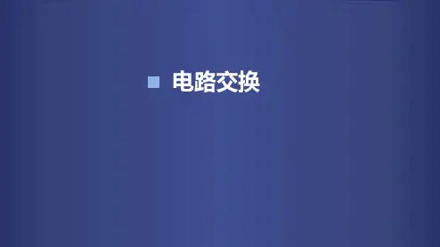 计算机网络电路交换