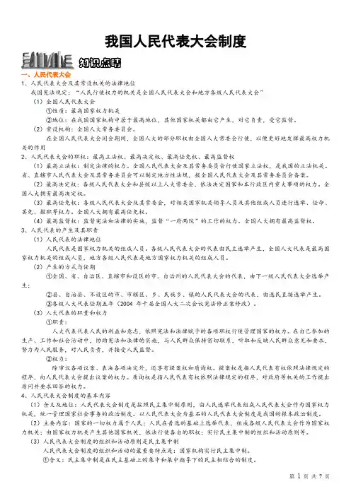 人民代表大会制度