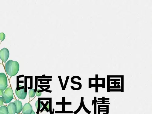 印度风土民情剖析