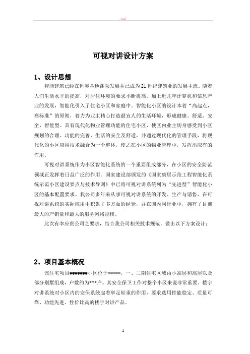 视得安技术方案
