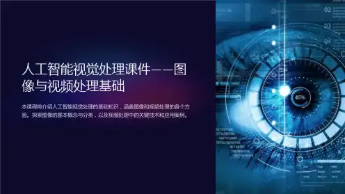 《人工智能视觉处理课件-图像与视频处理基础》