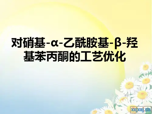 对硝基-α-乙酰胺基-β-羟基苯丙酮的工艺优化