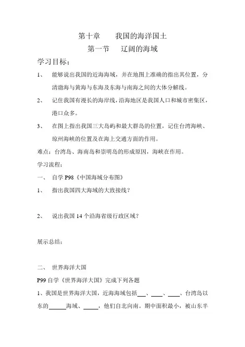 我国的海洋国土