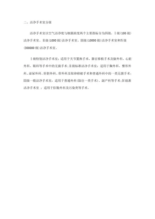 洁净手术室